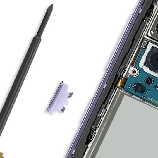 Бутон за захранване Samsung Samsung Galaxy A72 A52 A52s Оригинален Лилав