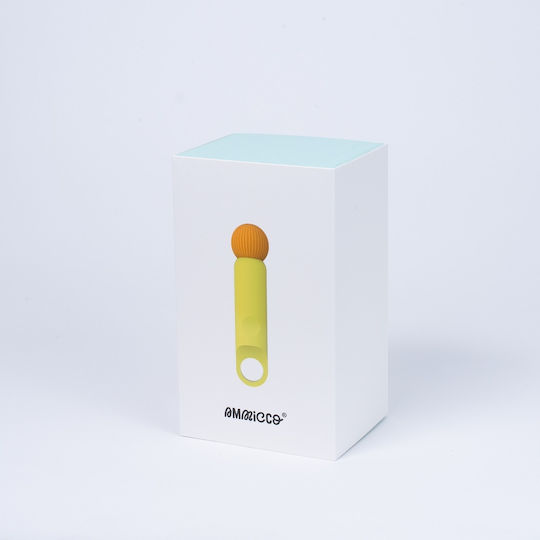 Ammicco Magic Wand Mini Δονητής Μασάζ 13cm Κίτρινος