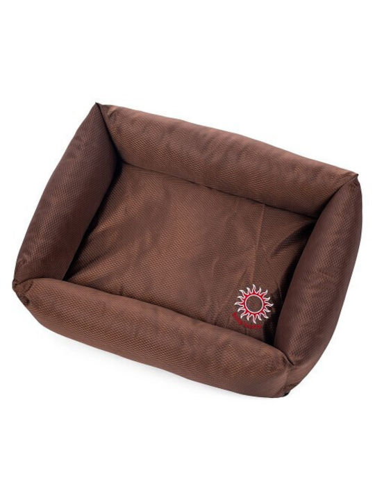 ThermoSwitch Sofa Dog Bed Brown 120x75cm.