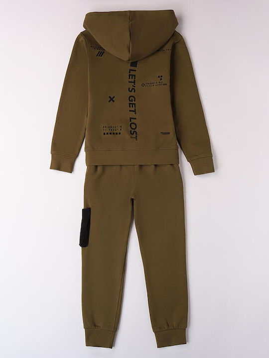 iDO Kids Sweatpants Set Military Green