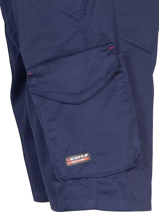 Cofra Tile Work Shorts Navy Blue