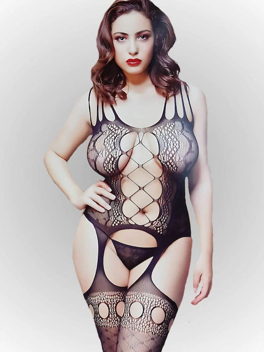 Fen Bao Sexy Bodystocking Black