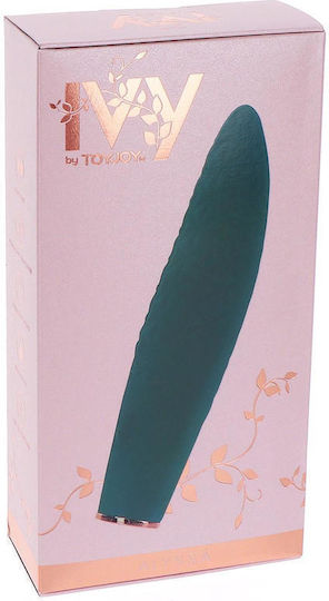 ToyJoy Alyssa Δονητής Bullet Textured Stimulator Vibrator Green Πετρόλ