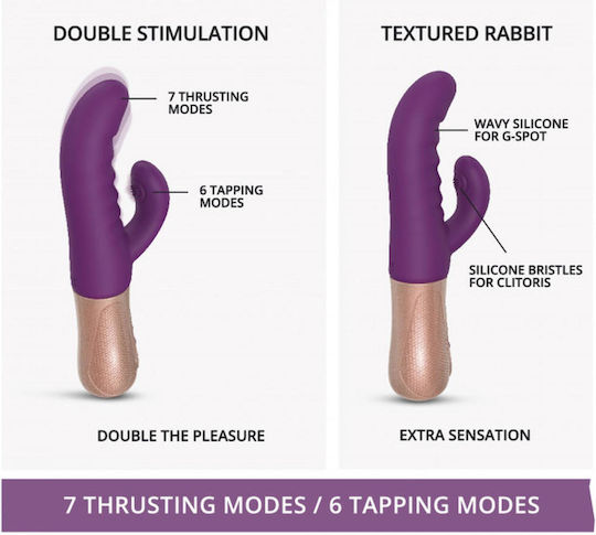 Love to Love Mini Rabbit Vibrator 10.5cm Purple