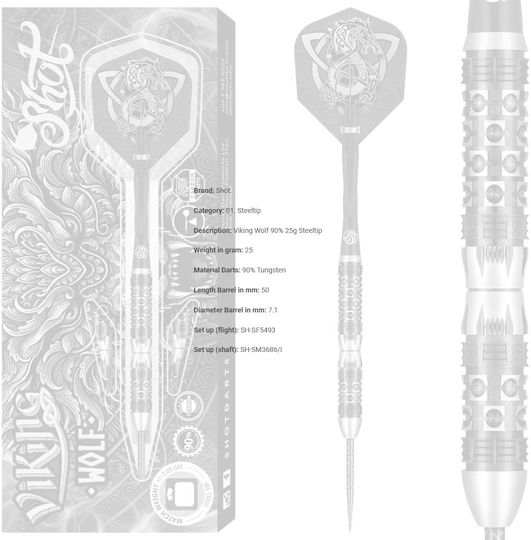 Viking Wolf 90% 25g Steeltip