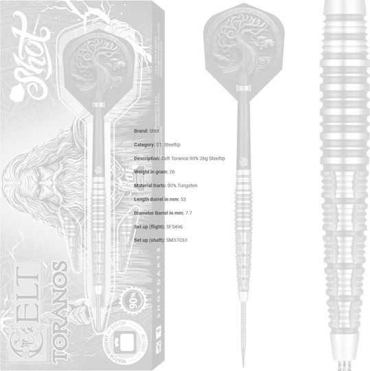 Celt Toranos 90% 26g Steeltip