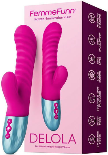 FemmeFunn Δονητής Rabbit 23.6cm Ροζ