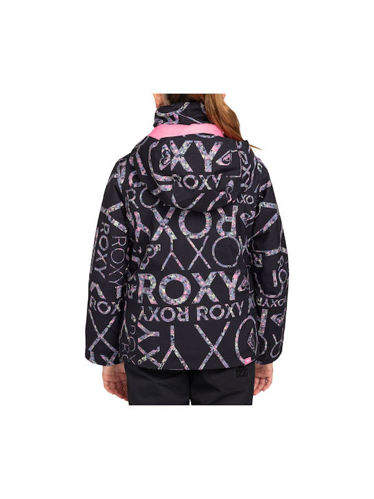 Roxy Kids Casual Jacket with Lining & Hood Anthracite