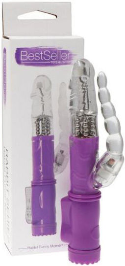 Toyz4lovers Rabbit Funny Moment Δονητής Rabbit 22cm Purple