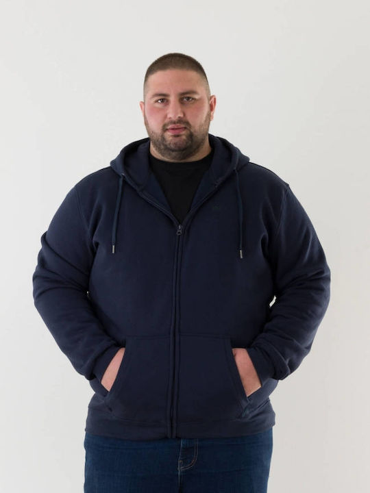 Cardigan with Hood Dark Blue