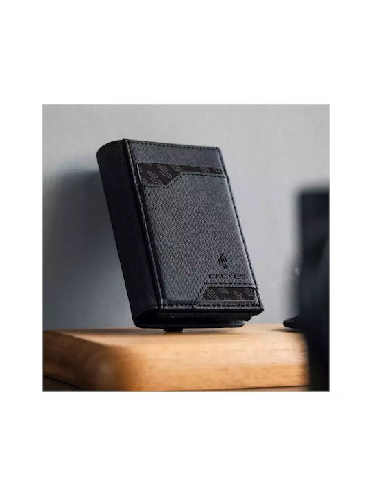 Ανδρικό Πορτοφόλι Καρτών με RFID Γκρι