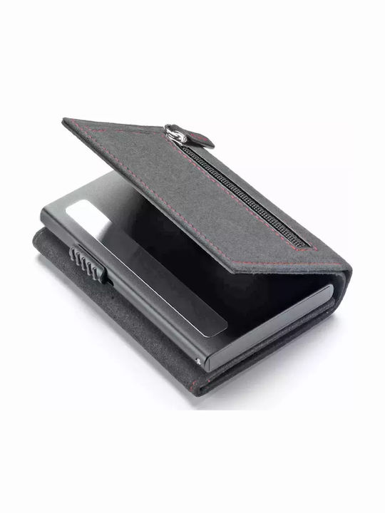 Men's Wallet Cards with RFID Blue