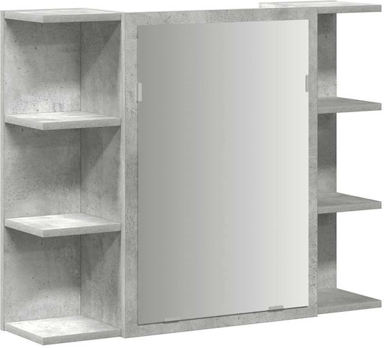 vidaXL Καθρέπτης με Ράφι & Ντουλάπι 80x20.5cm vidaXL Καθρέπτης με Ράφι & Ντουλάπι 80x20.5cm