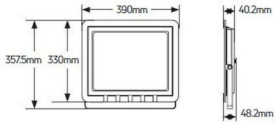 Geyer Waterproof LED Floodlight 200W Warm White 3000K IP65