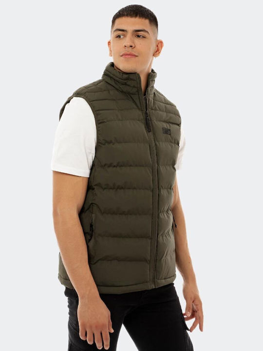 Αμάνικο Μπουφάν Puffer Χακί