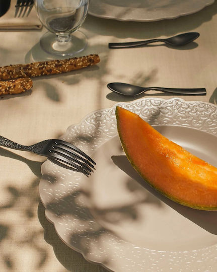 Alessi Πιάτο Ρηχό από Μελαμίνη Γκρι με Διάμετρο 27.3cm