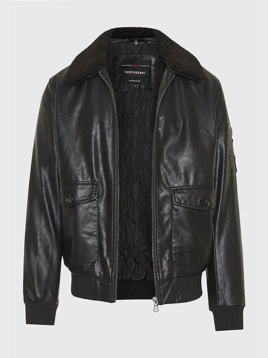 Funky Buddha Jacket Bomber Black