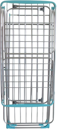 Viosarp Pliere Suport de uscat rufe pardoseală din aluminiu cu lungimea de uscare 40m Viosarp Pliere Suport de uscat rufe pardoseală din aluminiu cu lungimea de uscare 40m