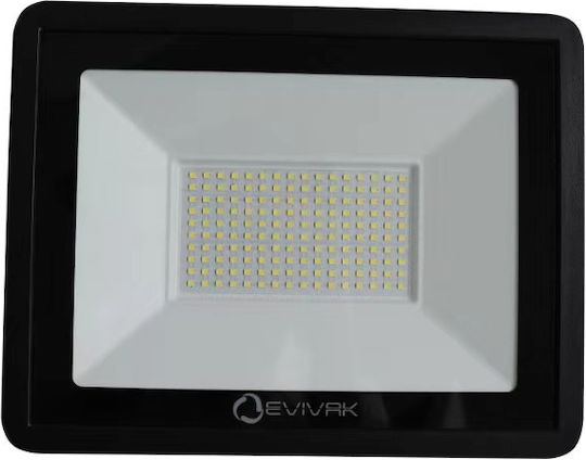 Evivak Waterproof LED Floodlight 50W Natural White 4000K IP65