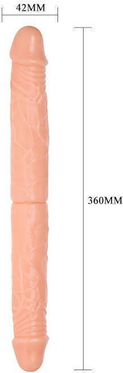 Baile Glass Dildo Flesh 36cm
