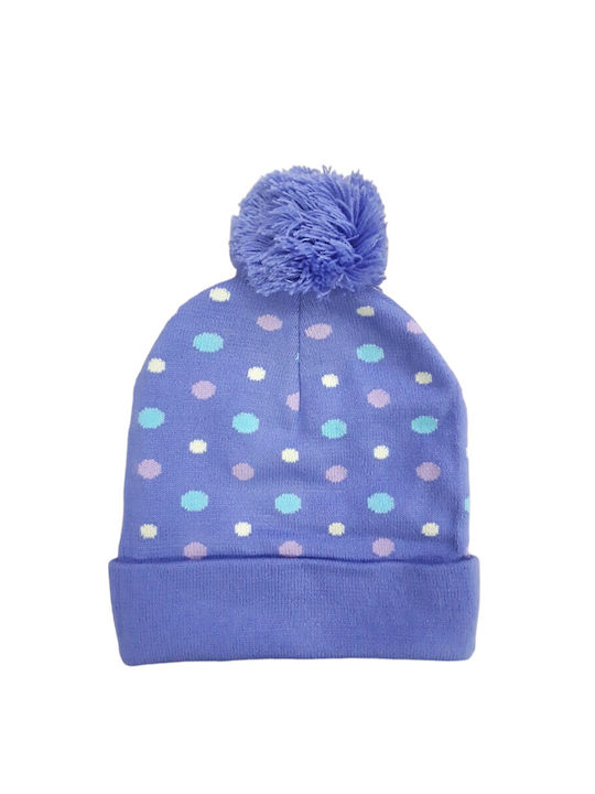 Disney Kids Beanie Knitted Purple