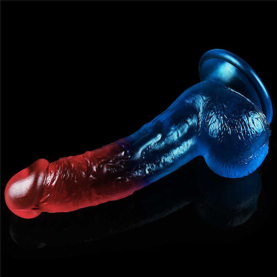 Lovetoy Dazzle Studs Ρεαλιστικό Dildo με Όρχεις και Βεντούζα 20cm