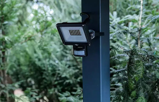 Brennenstuhl Waterproof LED Floodlight 20W Cold White 6500K with Motion Sensor IP65