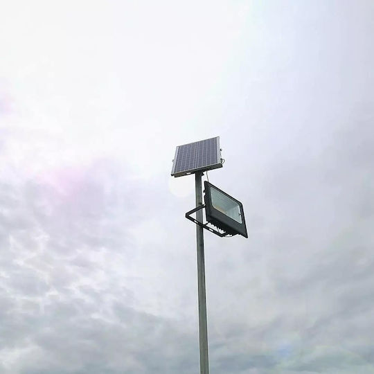 V-TAC Στεγανός Ηλιακός Προβολέας LED 40W Ψυχρό Λευκό 6000K IP65
