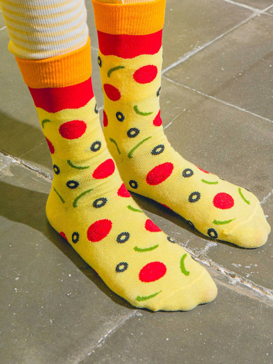 Eat My Socks Napoli Pizza Socken Mehrfarbig 1Pack