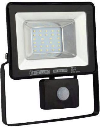 Horoz Electric Wasserdichter LED Flutlichter 20W Kaltweiß 6400K mit Bewegungssensor IP65