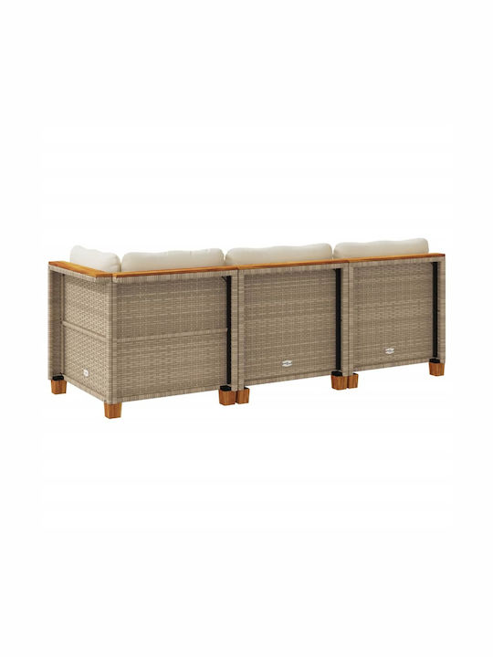 Baumsessel-Sofa Außenbereich Rattan mit Kissen
