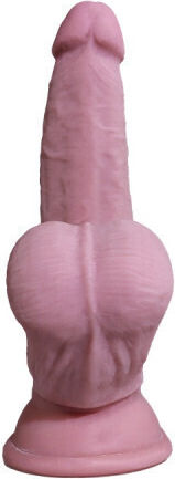 Toyboy Ρεαλιστικό Dildo με Όρχεις και Βεντούζα Flesh 19cm
