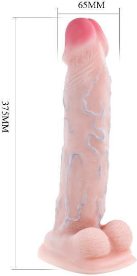 Boss Of Toys Dildo realist cu Scrotum 37.5cm