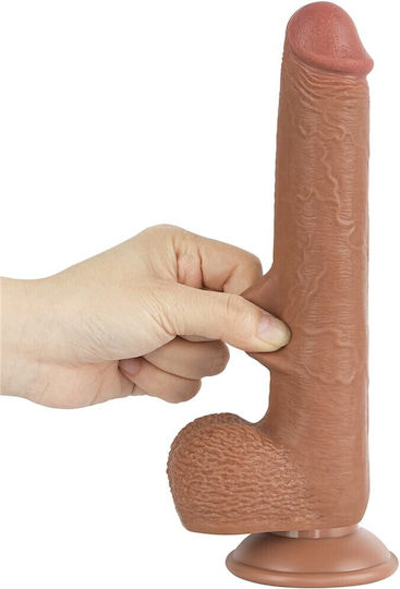 Dildo Sliding Skin 9 Brown (έως 18 Δόσεις)