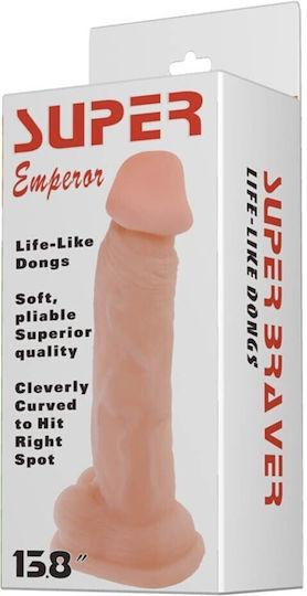 Boss Of Toys Ρεαλιστικό Dildo με Όρχεις και Βεντούζα Flesh 34cm