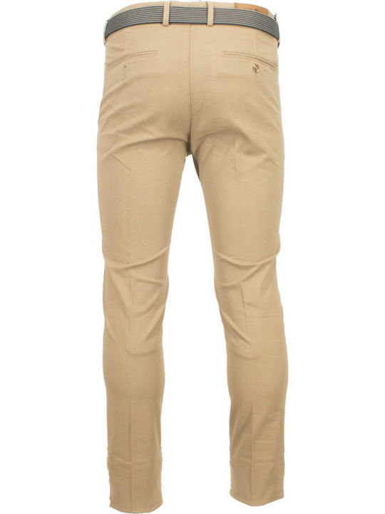 Trousers Chino in Slim Fit Beige