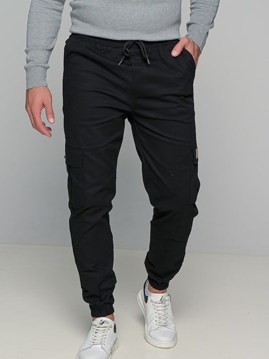 Trousers Cargo in Regular Fit Black