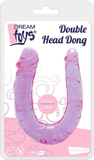 Dream Toys Double Head Dong Double Dildo Purple 30cm