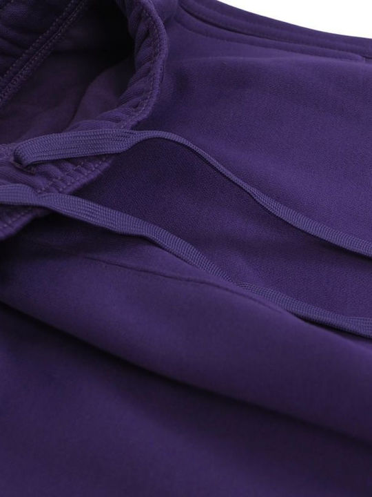 Sweatpants with Elastic Purple