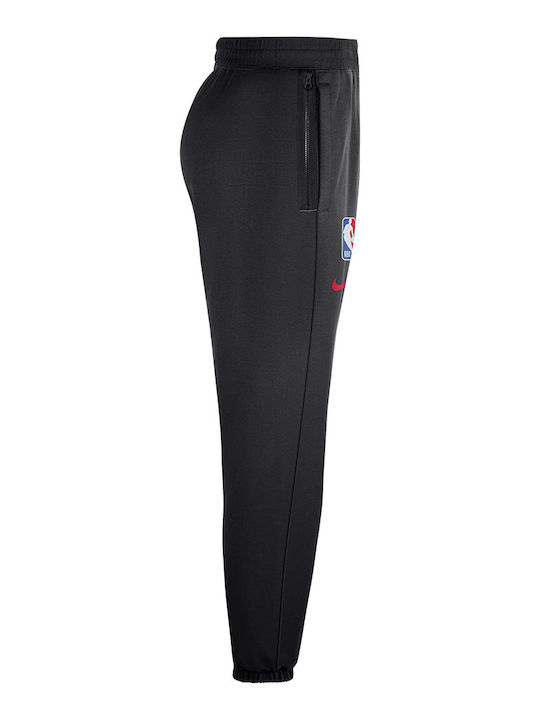 Chicago Bulls Spotlight Pantaloni de trening Dri-Fit Lucios cu Elastic Negru