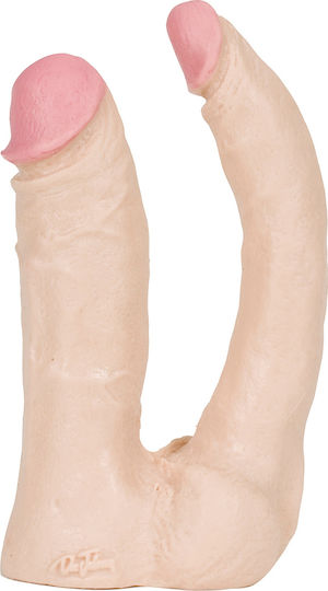 Doc Johnson The Naturals Double Penetrator Dildo Vanilla 15cm