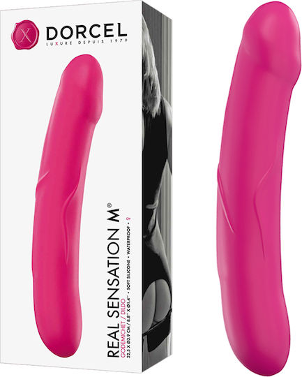 Dorcel Real Sensation M Реалистично дилдо Фуксия 22.5см