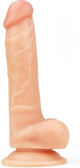 Lovetoy Ultra Soft Dude Ρεαλιστικό Dildo με Όρχεις και Βεντούζα Flesh 22cm