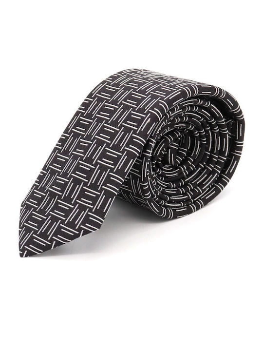 Hugo Boss Men's Tie Printed in Black Color