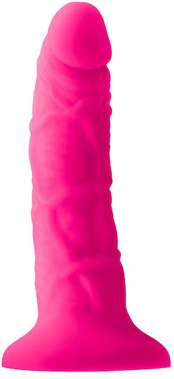 Ns Novelties Colours Pleasures Thin Realistic Dildo With Suction Cup Pink 13cm