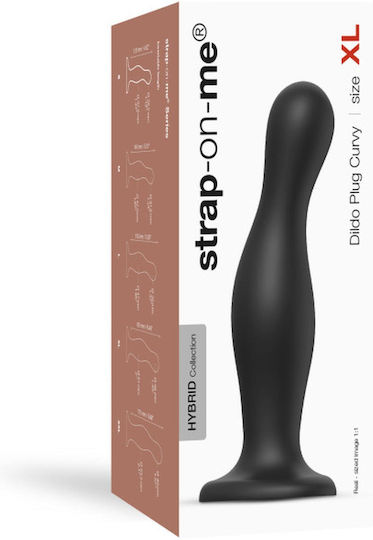 Strap On Me Dildo Realistisches Dildo Mit Saugnapf Schwarz