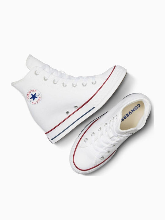 Γυναικεία Flatforms Μποτάκια Λευκό