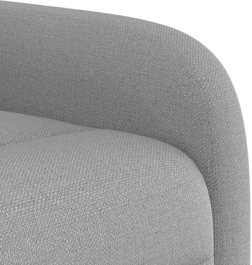 Fotoliu Relax cu Puf Grey Cloud 66x88x95cm
