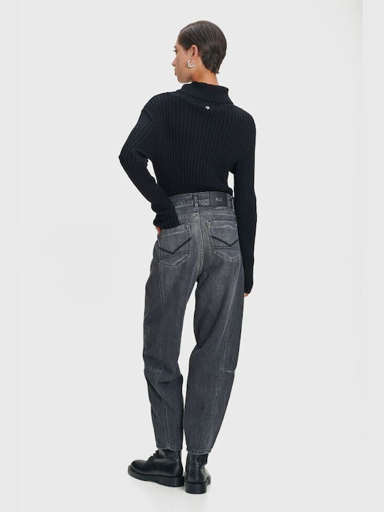 Ale - The Non Usual Casual Women's Jean Trousers in Regular Fit Grey