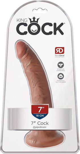 King Cock Dildo realist Tan 18cm